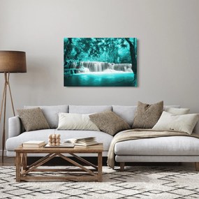 Kép - Kék vízesés (90x60 cm)