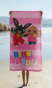Bing Playing Together fürdőlepedő, strand törölköző 70x140cm