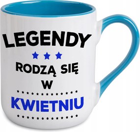 Fehér Bögre Kék Belseje A Legendák Áprilisban Születnek A Fiúnak