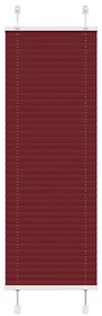 pliszírozott redőny Bordeaux piros 40x150 cm szövetszélesség