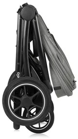 Lionelo - MERIL 2 az 1-ben kombinált babakocsi Grey Stone