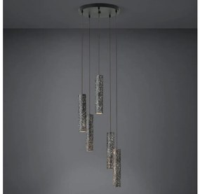 Eglo 39823 - LED Csillár zsinóron MENTALONA 5xGU10/4,5W/230V