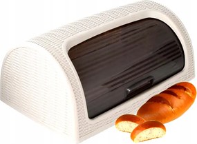 Kenyértartó Nagy Konyhai Kenyértartó Stílusos Rattan Bézs Tömör XL