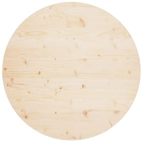 tömör fenyőfa asztallap Ø90 x 2,5 cm