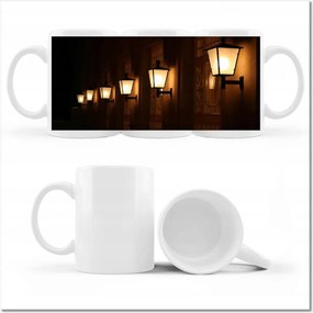 Bögre fényképpel Utcai lámpák