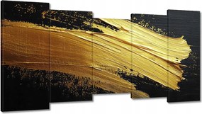 Vászonkép 150x80 Arany csillogás ecsettel