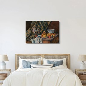Kép - Paul Cézanne, Still Life with Apples and Peaches, reprodukciók (90x60 cm)