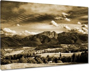 Képek 100x70 Tátra Lengyel hegyek Kilátás