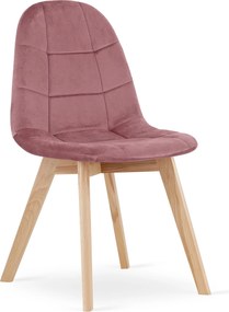 Akció Sötét rózsaszín bársony étkezőszék BORA II. minőség