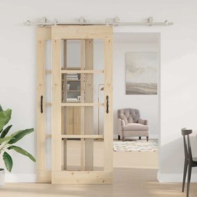 ezüstszínű rozsdamentes acél tolóajtó fémszerelék készlet 200cm