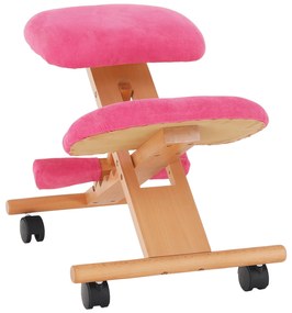 Irodai fotel Grisel (bükk + rózsaszín). 1034272