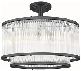 Zuma Line C0528-05H-P7AC - Csillár rúdon SERGIO 5xE14/60W/230V fekete