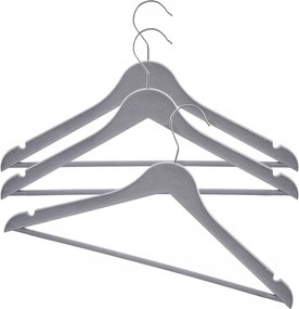 3x Ruhaakasztók Ruházat Szürke Forgatható Szekrény