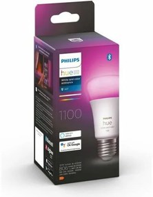 LED lámpa , égő , Philips Hue , E27 , 9 Watt , RGB , CCT , dimmelhető , Bluetooth , Zigbee