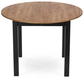 Bővíthető étkezőasztal 102–142 cm Craft tölgy / fekete színkombinációban – HARRY – ME-B-HARRY-DC-CZ-S