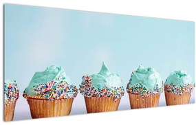 Cupcakes képe (120x50 cm)