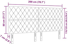 fejtámla kristály gombos, tűzött fekete, 200 cm bársonyos