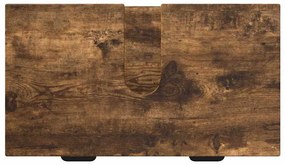 Fürdőszoba bútor szett fiókkal Füstölt tölgy Műanyag fa, fém