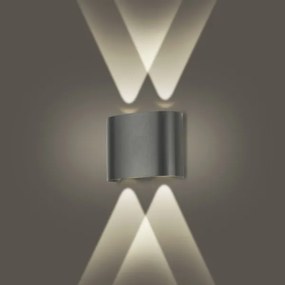Brilagi - FLAREBOX LED kültéri fali lámpa LED/4W/230V, antracit, IP65