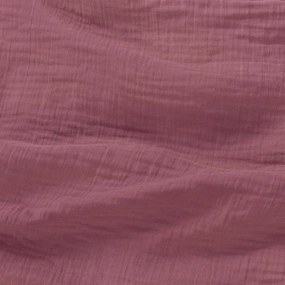 Goldea muszlin ágyneműhuzat – pasztell borvörös 140 x 200 és 70 x 90 cm