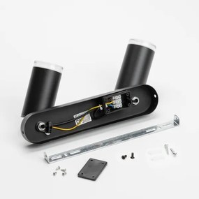 Brilagi - Fürdőszobai spotlámpa SELE 2xGU10/30W/230V IP44 fekete