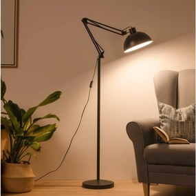 Brilagi - Hajlítható állólámpa TASKER 1xE27/60W/230V 157 cm fekete