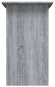 szürke sonoma színű szerelt fa íróasztal 80 x 45 x 74 cm