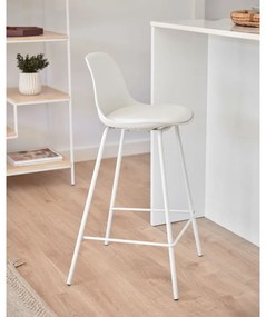 Fehér bárszék (ülésmagasság 65 cm) Brighter – Kave Home