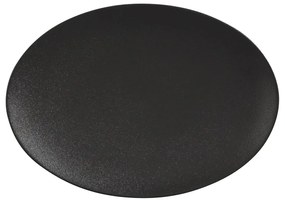 Fekete kerámia szervírozó tányér 22x30 cm Caviar – Maxwell &amp; Williams