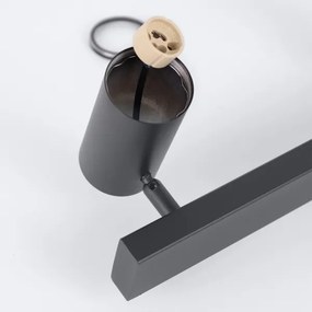 BRILAGI - LED RGBW dimmelhető, kábelen függesztett csillár SELE 6xGU10/6,5W/230V fekete