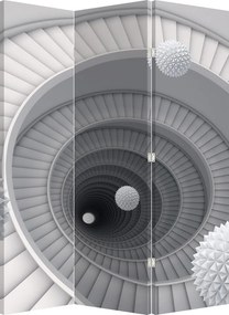 Paraván - 3D absztrakció (126x170 cm)