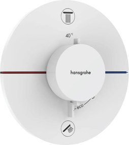 Kád csaptelep Hansgrohe ShowerSelect Comfort S vakolat alatti rész nélkül matt fehér 15556700