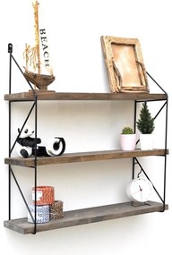 Fali polc 60x55 cm fenyő