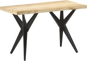 vidaXL tömör mangófa étkezőasztal 120 x 60 x 76 cm