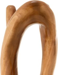DIVERO Fogas tömör mahagóniból 190 cm