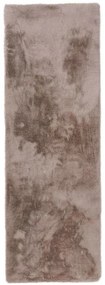 Szőrme szőnyeg Dave Taupe 80x240 cm