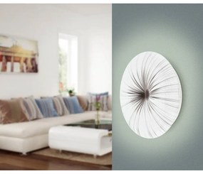 Fehér-ezüstszínű LED mennyezeti lámpa NIEVES – EGLO