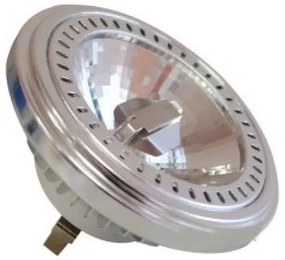 LED lámpa , 12V DC , AR111 , G53 , 15 Watt , 20° , hideg fehér