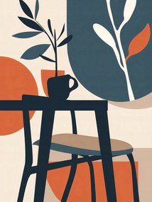 Poszter 60x80cm Reggel a fák árnyékában