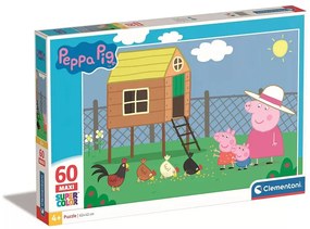 Peppa malac Chicken Coop 60 db-os maxi puzzle Clementoni
