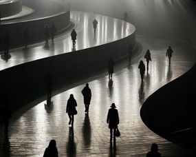 Poszter 50x40cm Sugárzás az árnyékban