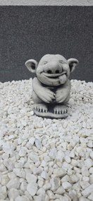 kerti troll figura , figura,beton vízköpő dekoráció