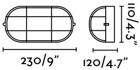 FARO 70998 - Kültéri fali lámpa  CABO 1xE27/60W/230V IP65