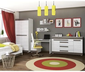 Fali polc SARPA 23x92 cm fehér