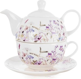 Teáskészlet 2in1 400ml-es kancsó és Louka porcelán teáscsésze