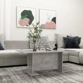 betonszürke szerelt fa dohányzóasztal 103,5 x 60 x 40 cm