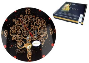 Klimt üveg falióra - Életfa - 30 cm