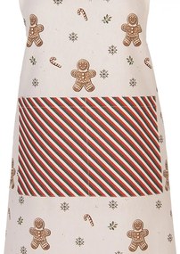 Karácsonyi pamut konyhai Kötény Classic Gingerbread Magic