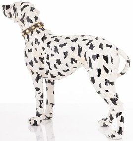 Figura Dalmata Műanyag Fekete, Fehér 29x35x11cm