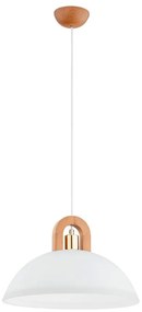 Csillár zsinóron MIGOT 1xE27/15W/230V bézs/arany